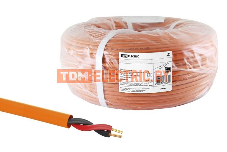 Кабель КПСЭнг(А)-FRHF 1х2х0,2 мм² (200м) TDM  TDM Electric