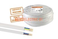 Провод ПГВВП 2х2,5 ГОСТ (5м), белый TDM .  TDM Electric