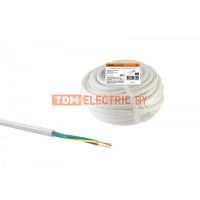 Провод ПВС 3х2,5 ГОСТ (20м), белый TDM  TDM Electric