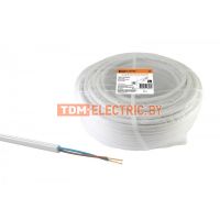Провод ПВС 2х2,5 ГОСТ (50м), белый TDM  TDM Electric