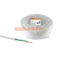 Провод ПВС 3х2,5 ГОСТ (50м), белый TDM  TDM Electric