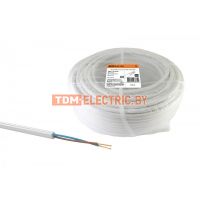 Провод ПВС 2х2,5 ГОСТ (100м), белый TDM  TDM Electric