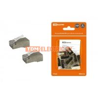 Разъем RJ-45 FTP для кабеля кат. 6, 8P8C в блистере (10шт) TDM  TDM Electric