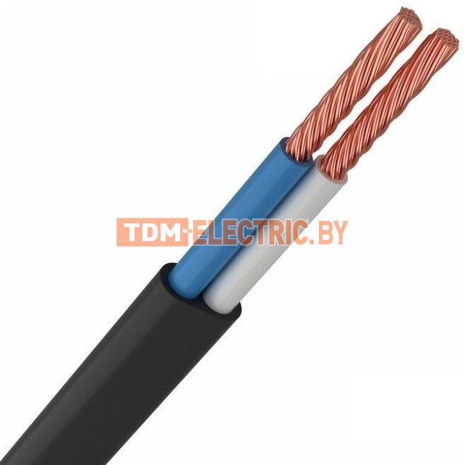 Шнур ШВВП 2х0,75 ГОСТ (10м), черный TDM  TDM Electric