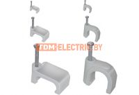 Скобы пластиковые TDM ELECTRIC