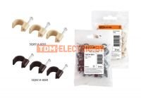Скобы пластиковые серии «ЭКО» TDM ELECTRIC