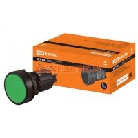 Кнопка SB7-EA31 d22мм 1з зеленая TDM  TDM Electric