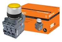 Кнопка SB7-EA41 d22мм 1р красная TDM .  TDM Electric