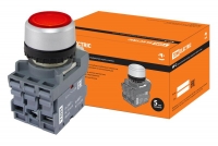 Кнопка переключатель SB7-EA35 d22мм 1з+1р зеленая TDM .  TDM Electric
