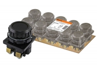 Выключатель кнопочный КЕ 011-У2-исп.1 черный 2з 10A 660B IP40 TDM .  TDM Electric