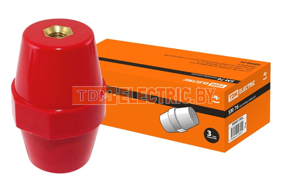 Изолятор SM76 силовой H76xD50xM10мм TDM  TDM Electric