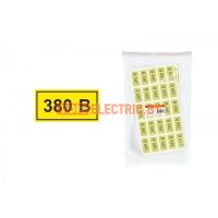 Символ "380В" 20х40мм TDM  TDM Electric