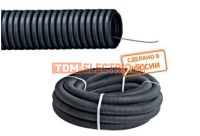 Трубы гофрированные безгалогенные трудногорючие FRHF TDM ELECTRIC