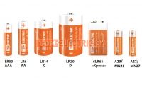Щелочные элементы питания TDM ELECTRIC