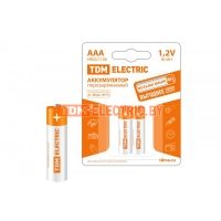 Аккумулятор AAA-1100 mAh Ni-MH BP-2 TDM  TDM Electric