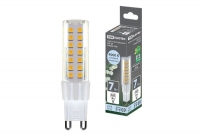 Лампа светодиодная G9-7 Вт-230 В-4000 К, SMD, 17,5x65,5 мм TDM .  TDM Electric