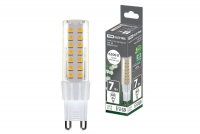 Лампа светодиодная G9-7 Вт-230 В-6500 К, SMD, 17,5x65,5 мм TDM .  TDM Electric