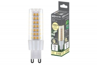 Лампа светодиодная G9-9 Вт-230 В-3000 К, SMD, 21,5x70,5 мм TDM .  TDM Electric