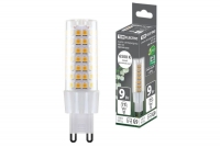 Лампа светодиодная G9-9 Вт-230 В-6500 К, SMD, 21,5x70,5 мм TDM .  TDM Electric