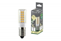 Лампа светодиодная Е14-5 Вт-230 В-3000 К, SMD, 16x54 мм TDM .  TDM Electric
