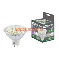 Лампа светодиодная MR16-3 Вт-220 В -3000 К–GU 5,3 SMD TDM  TDM Electric