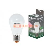 Лампа светодиодная А60 - 12 Вт-220 В -4000 К–E27 TDM  TDM Electric