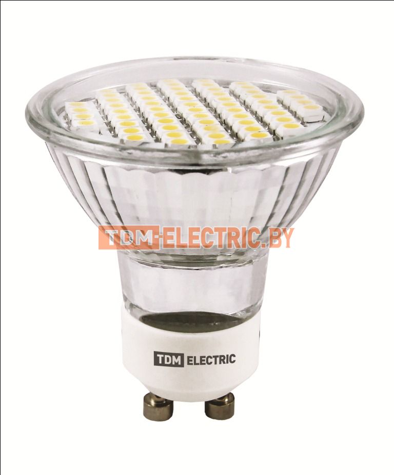 Лампа светодиодная PAR16-3 Вт-220 В -4000 К–GU 10 SMD TDM  TDM Electric