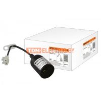 Патрон подвесной с клеммной колодкой, Е27, черный, TDM   TDM Electric