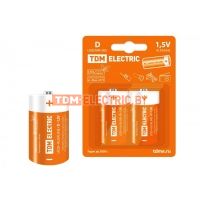 Элемент питания LR20 D Alkaline 1,5V BP-2 TDM   TDM Electric