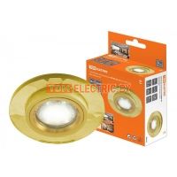 Светильник встраиваемый СВ 03-03 MR16 50Вт G5.3 жёлтый/золото TDM  TDM Electric