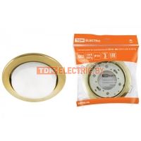 Светильник встраиваемый СВ 01-06 GX53 220 В 50 Гц золото TDM  TDM Electric
