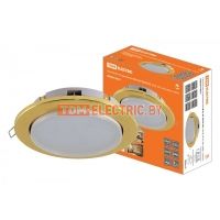 Светильник встраиваемый СВ 01-07 GX70-H5, 220 В, 50 Гц, без рефл., золото, TDM  TDM Electric