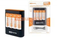 Зарядное устройство 36044Н (3600 mA 4 слота АА/ААА 4 кан.+4xAA2500 USB) TDM  TDM Electric
