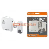 Звонок проводной на батарейках ЗПБ-11/1-25М (25 мелодий, кнопка IP30, 2х1,5В АА) TDM  TDM Electric