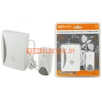 Звонок проводной на батарейках ЗПБ-11/2-25М (25 мелодий, кнопка IP30, 2х1,5В АА) TDM  TDM Electric